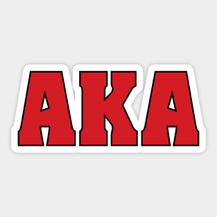 AKA American Kickboxing Academy Sticker